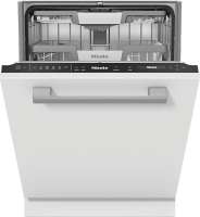 Miele G 7658 SCVi XXL AutoDos Obsidianschwarz Vollintegrierter Geschirrspüler XXL PLATINUM A -10%* I 41 dB I Besteckschublade I ExtraComfort Körbe I AutoDos I Hygiene 75°C